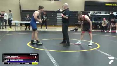 152 lbs Champ. Round 2 - Ty Solverson, Viking Wrestling Club (IA) vs Luke Engebretson, Iowa