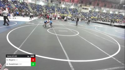 70 lbs Consi Of 8 #2 - Keyen Rogers, SLV Elite vs Alaurah Sweetman, Fort Lupton Metro Wrestling