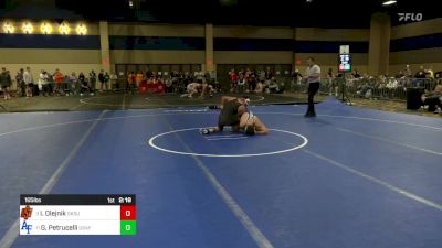 165 lbs Quarters - Izzak Olejnik, Oklahoma State vs Giano Petrucelli, Air Force