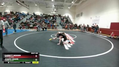 106 lbs Cons. Round 2 - Garrett Redden, Mountain View vs Joseph Adams, Lander Valley