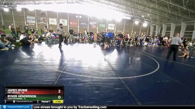 49 lbs Round 1 (4 Team) - Ryker Henderson, Team Wyoming vs James Irvine, Mat Demons