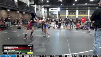 110 lbs Round 1 (4 Team) - Evie Freeman, Hastings Wrestling Academy vs Isabelle Duncan, Grand View WC
