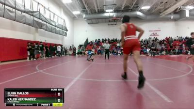 157 lbs Champ. Round 1 - Elvin Fiallos, Smoky Hill vs Kaleb Hernandez, Englewood