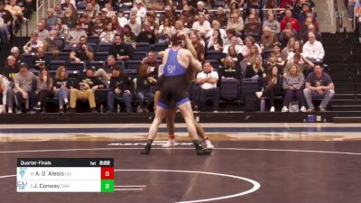 184 lbs Quarterfinal - Anthony D`Alesio, Long Island University vs James Conway, Franklin & Marshall