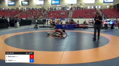 74 kg Con 16 #2 - Taleb Rahmani, Pittsburgh Wrestling Club vs Austin Eads, Missouri Wrestling Regional Training Center