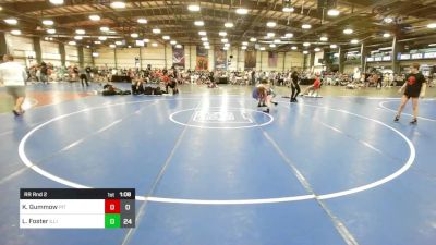 100 lbs Rr Rnd 2 - Kymah Gummow, Pit Crew vs Lukas Foster, Illinois Orange & Blue