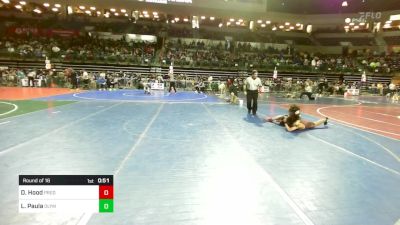 110 lbs Round Of 16 - Daniel Hood, Predators vs Lucas Paula, Olympic