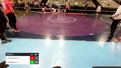 89 lbs Rr Rnd 7 - Luc Palmisano, Kingsway vs Vincent Pedalino, Toms River Wrestling Club