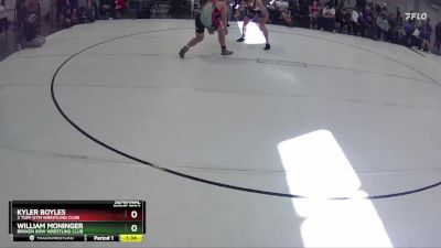 178 lbs Semifinal - William Moninger, Broken Bow Wrestling Club vs Kyler Boyles, 2 Tuff Gym Wrestling Club