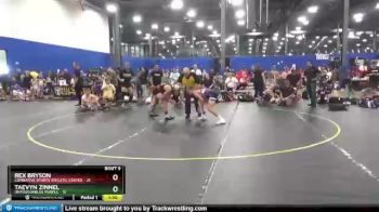 140 lbs Round 3 (6 Team) - Taevyn Zinnel, Untouchables Purple vs Rex Bryson, Combative Sports Athletic Center