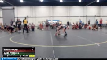 52 lbs Round 1 (3 Team) - Laken Anderson, Team Palmetto vs Landon Walker, The Glasgow Wrestling Academy