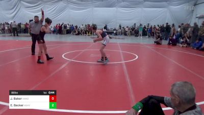 86 lbs Quarterfinal - Jaxon Baker, Hanover vs Evan Becker, Ashville