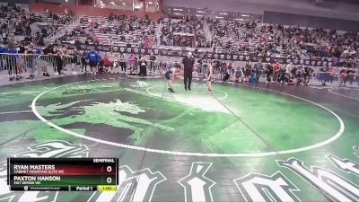 59 lbs Semifinal - Paxton Hanson, Mat Demon WC vs Ryan Masters, Cabinet Mountain Elite WC