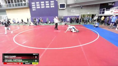 58-62 lbs Round 1 - Nick Cleary, Askren Wrestling Academy vs Michael Cartossa, New Fairfield 3 Style Wrestling Club