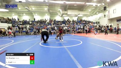 67 lbs Quarterfinal - Sloan Burnett, Broken Arrow Wrestling Club vs Kace Moore, Collinsville Cardinal Youth Wrestling