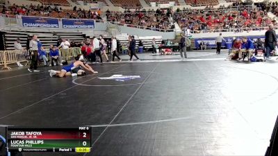 D4-157 lbs Cons. Round 2 - Jakob Tafoya, San Manuel Jr. Sr. vs Lucas Phillips, Fountain Hills