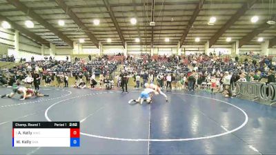 138 lbs Champ. Round 1 - Austin Kelly, Wasatch Wrestling Club vs Wyatt Kelly, Sanderson Wrestling Academy