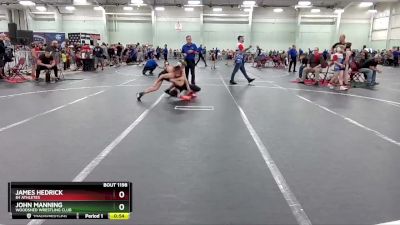 120 lbs Round 5 - James Hedrick, 84 Athletes vs John Manning, Woodshed Wrestling Club