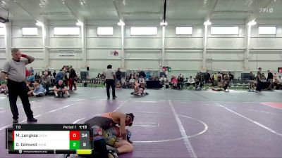 110 lbs Round 5 (10 Team) - Davion Edmond, Rambler WC vs Murphy Lengkee, Ohio Gold 24K