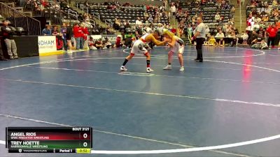 120 lbs 5th Place Match - Angel Rios, WWC PREDATOR WRESTLING vs Trey Hoette, Harrisonville Wrestling