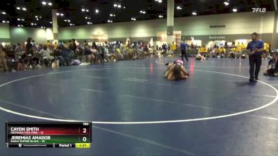 160 lbs Round 2 (6 Team) - Jeremias Amador, Eagle Empire Black vs Caydn Smith, Michiana Vice-Pink