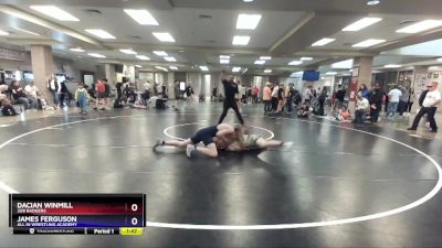 145 lbs Cons. Semi - Dacian Winmill, 208 Badgers vs James Ferguson, All In Wrestling Academy