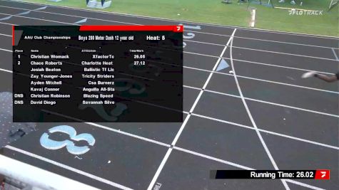 Youth Boys' 200m, Semi-Finals 6 - Age 11-12