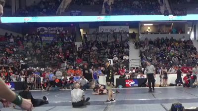 100 lbs Champ. Round 1 - Marlee Chambers, Trailhands vs Myla Bridgewater, Trailblazer Wrestling Club