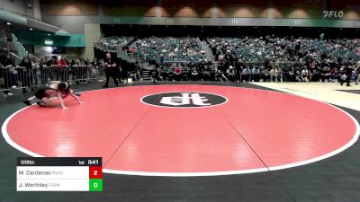 126 lbs Consi Of 8 #2 - Mark Cardenas, Pomona vs Jason Worthley, Fremont