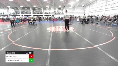 68 lbs Round Of 16 - Mason Kent, Massabesic vs Jax Wawrzynowicz, Wolfgang Wr Ac