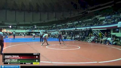 174 lbs Round 2 (3 Team) - James Circle, Alvernia University vs Joseph Teguia, Camden County College