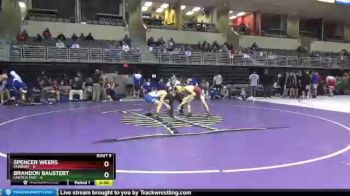 126 lbs Round 3 (8 Team) - Brandon Baustert, Lincoln East vs Spencer Weers, Fairbury