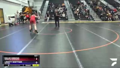 J-2 lbs Rr2 - Kallie Gibbons, Mason City Riverhawks vs Liberty Boettger, Ballard