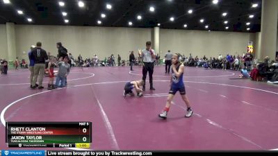 50+55 Cons. Round 1 - Rhett Clanton, The Storm Wrestling Center vs Jaxon Taylor, Tuscaloosa Takedown