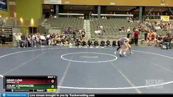 132 lbs Quarterfinals (8 Team) - Adam Luna, Wagoner vs Colby Longanacre, Chickasha