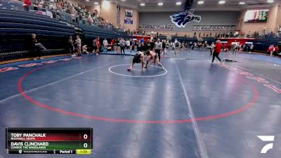 165 lbs Quarterfinal - Toby Panchalk, Rockwall Heath vs Davis Clinchard, Conroe The Woodlands