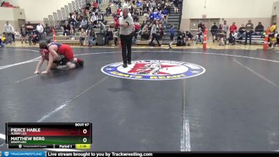 Round 3 - Pierce Hable, Albert Lea vs Matthew Berg, Grapplers