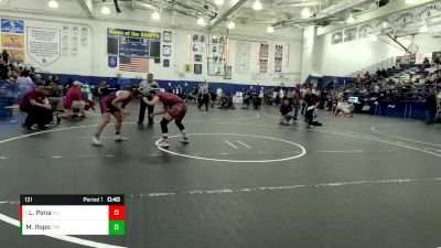 131 lbs Cons. Round 4 - Lauren Pena, Hillcrest vs Mattrina Ifopo, Troy