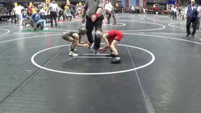 60 lbs Rd 6 - Consi Of 4 - Tanner Lotier, West Shore vs Logan Vallalla, Pennridge