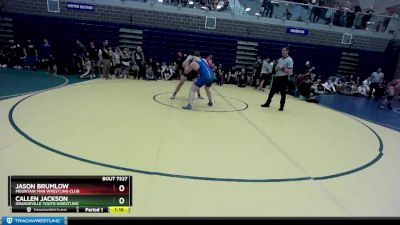 235 lbs Round 3 - Callen Jackson, Grangeville Youth Wrestling vs Jason Brumlow, Mountain Man Wrestling Club