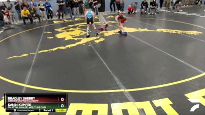 70 lbs X Bracket - Bradley Sherry, Interior Grappling Academy vs Kanin Kumfer, Soldotna Whalers Wrestling Club