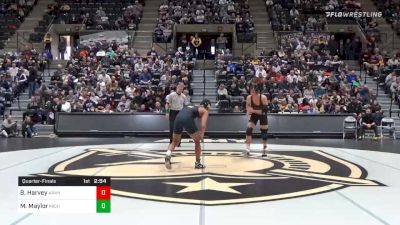 174 lbs Quarterfinal - Ben Harvey, Army vs Maximillion Maylor, Michigan