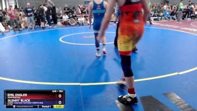 150 lbs Quarterfinal - Emil Engler, Washington vs Glenny Black, CNWC Concede Nothing Wrestling Club