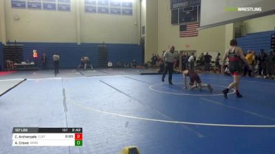 157 lbs Round of 16 - Chase Archangelo, Cleveland State vs Alex Crowe, Minnesota