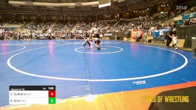 49 lbs Round Of 16 - Uriah Guebara, Maize Wrestling Club vs Steven Ortiz, SoCal Hammers