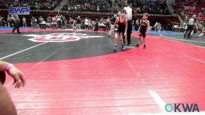 55 lbs Round Of 16 - Logan Weiher, Mcalester Youth Wrestling vs Henry Thomas, Bristow Youth Wrestling