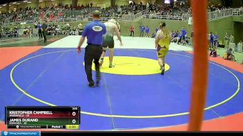 222 lbs Round 2 (4 Team) - James Durand, Estacada vs Kristopher Campbell, Marshfield