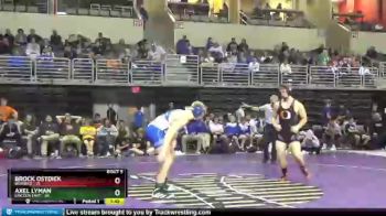 220 lbs Round 2 (8 Team) - Axel Lyman, Lincoln East vs Brock Ostdiek, Beatrice