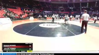 1A 285 lbs Cons. Round 2 - Shaun DeVries, Dixon (H.S.) vs Jaylen Torres, Wheaton (St. Francis)