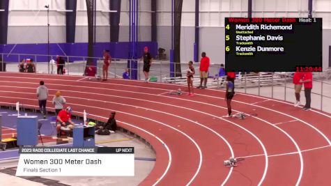 Women's 300m, Finals 1